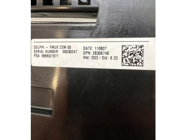 Блок управления климат-контролем 9666027877, 9666027877 Citroen DS4