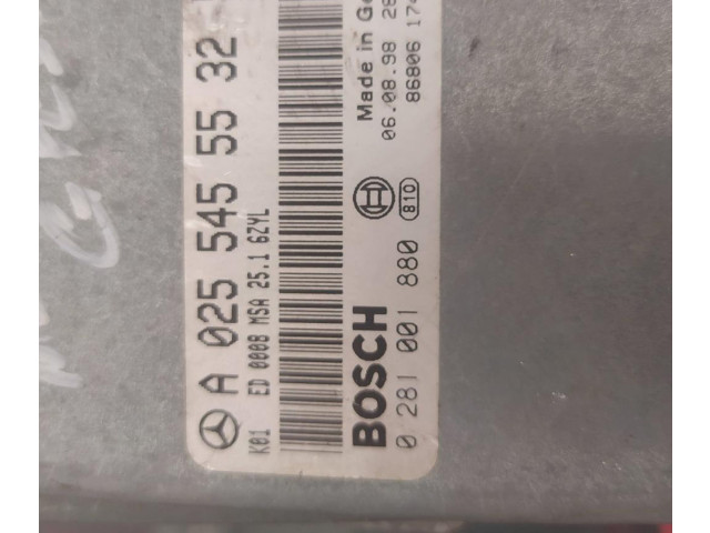 Řídící jednotka A0255455532 Mercedes-Benz E W210