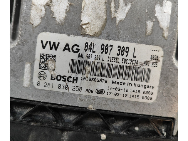 Блок управления двигателя 04L907309L, 0281030258 Audi A4 Allroad B9