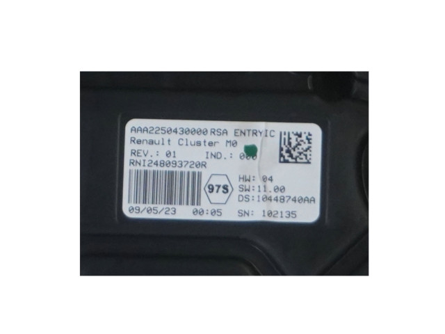 Панель приборов 248093720R Dacia Duster II