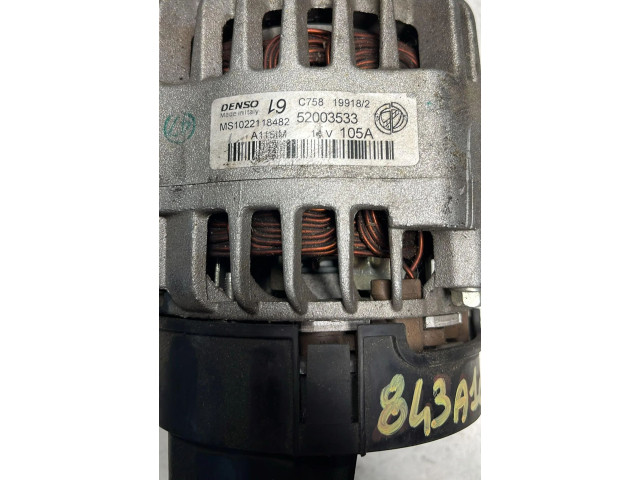 Генератор 52003553, 52003553 Fiat 500L