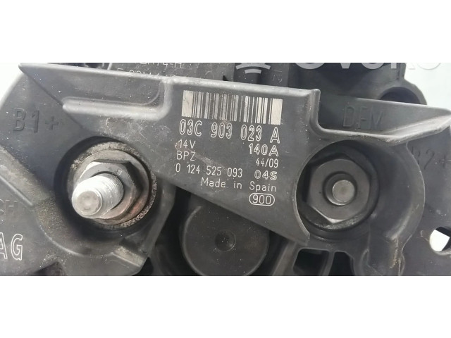 Генератор 03C903023A, 0124525093   Volkswagen Golf VI      