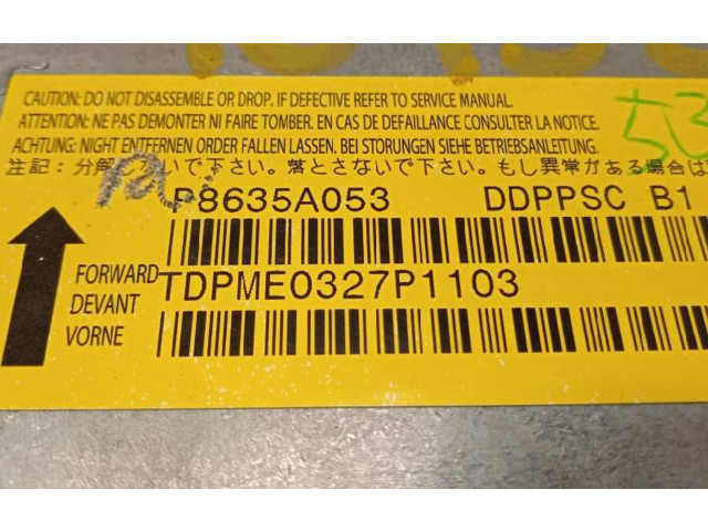 Блок подушек безопасности P8635A053, 8635A053 Mitsubishi Outlander