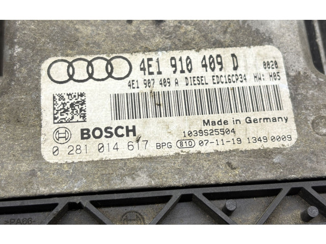 Řídící jednotka 4E1910409D, 4E1907409A Audi A8 S8 D3 4E 2008