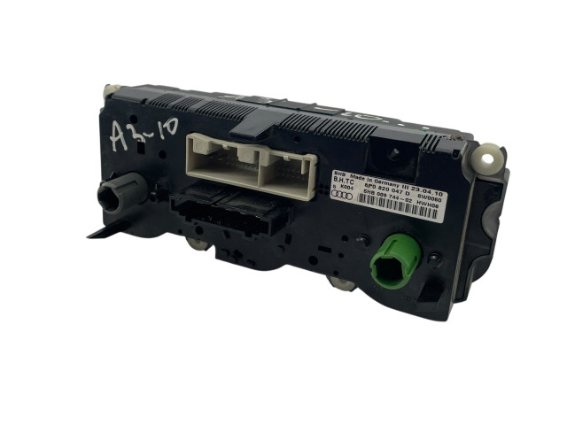 Блок управления климат-контролем 8P0820047D, 5HB00974402 Audi A3 S3 A3 Sportback 8P