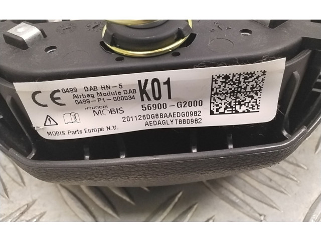 Подушка безопасности водителя 56900G2000 Hyundai Ioniq