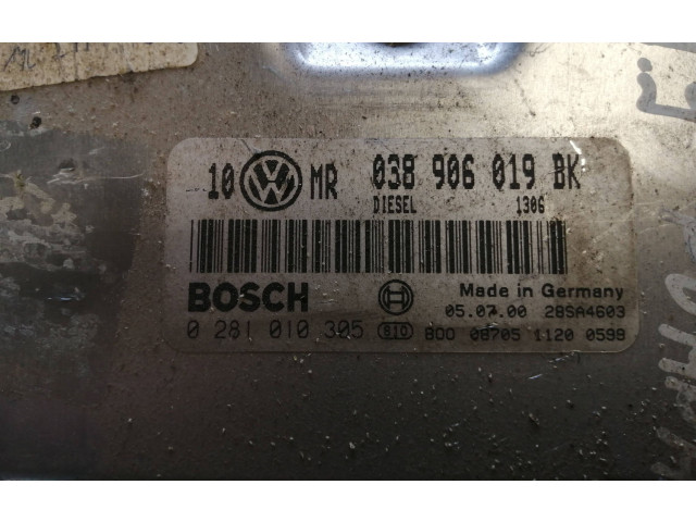 Řídící jednotka 038906019BK, 28SA4603 Volkswagen PASSAT B5 2000