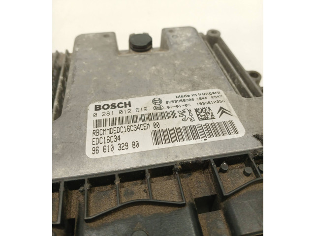 Řídící jednotka 9661032980, 9653958980   Citroen Berlingo 2006