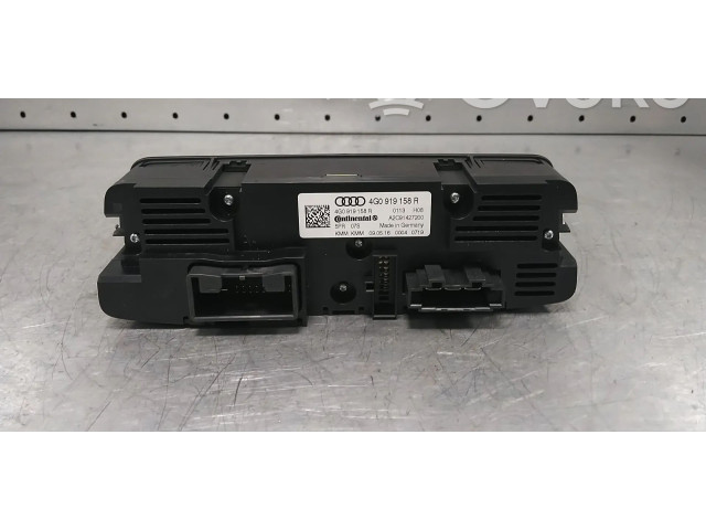 Блок управления климат-контролем 4G0919158R Audi A6 S6 C7 4G