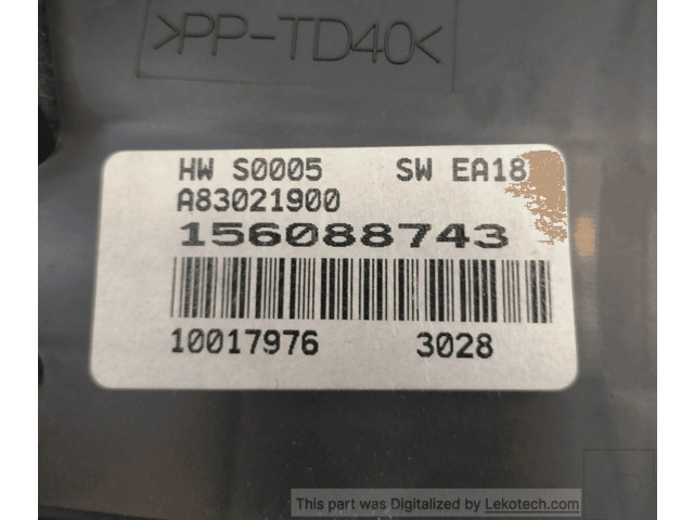 Блок управления климат-контролем 156088743, DENSO Alfa Romeo Mito