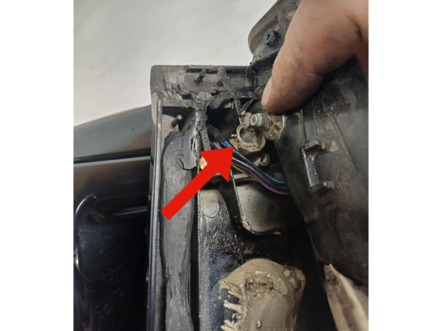 Zpětné zrcátko Nissan Murano Z50 2006 E4012286, E4022286