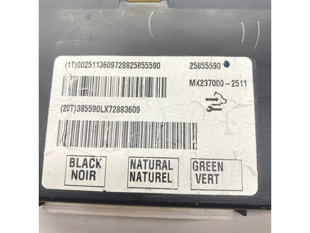 Блок управления климат-контролем 25855590, MX2370002511   Cadillac SRX