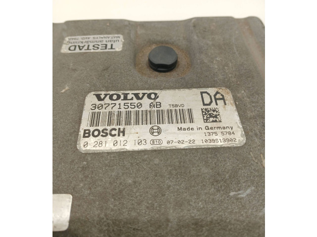 Řídící jednotka 30771550, 0281012103 Volvo XC90 2007