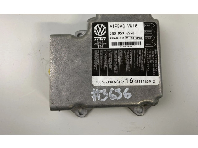Блок подушек безопасности 5N0959655Q, 5N0959655Q   Volkswagen PASSAT B7