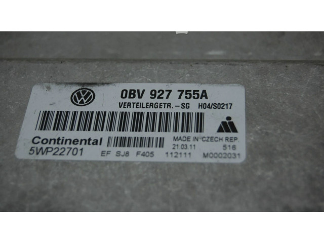 Блок управления коробкой передач 0BV927755A Volkswagen Touareg II