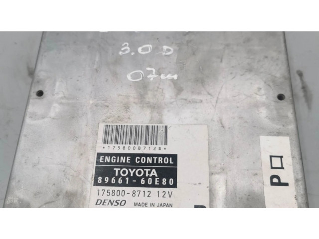 Řídící jednotka 8966160E80, 1758008712 Toyota Land Cruiser (J120) 2007