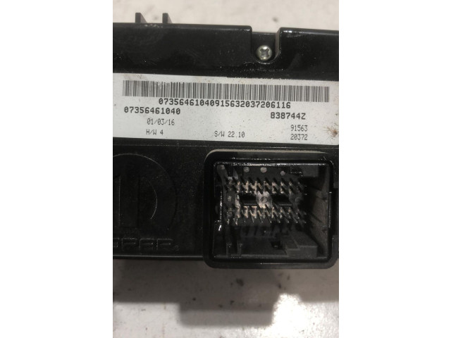 Блок управления климат-контролем 07356461040, 07356461040   Jeep Renegade