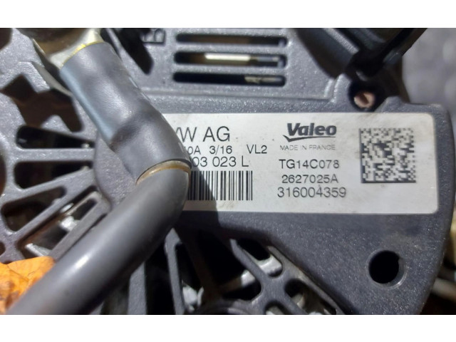 Генератор 04L903023L Audi Q3 8U