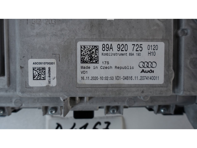 Спидометр (приборный щиток) LICZNIK VIRTUAL ZEGARY LCD AUDI Q4 E-TRON 89A 89A920725 Audi Q4 Sportback e-tron