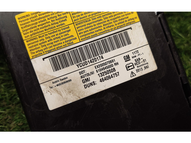 Надувная подушка для сиденья 13250508, 464064757   Opel Meriva B