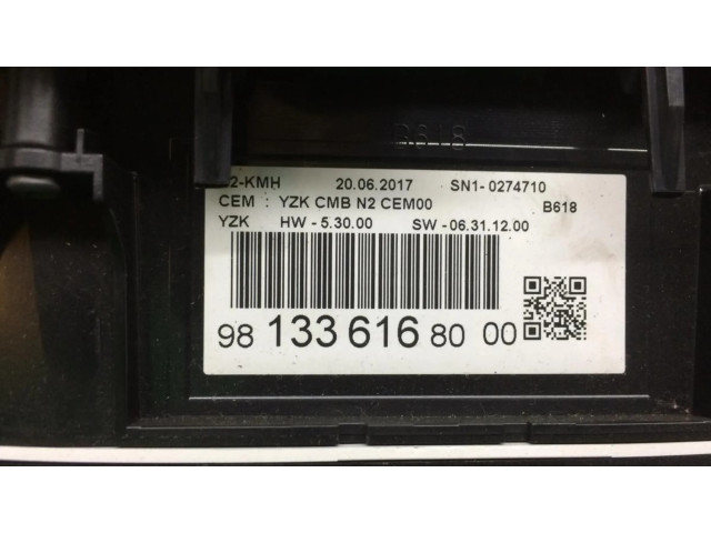 Přístrojová deska Citroen C3 2017