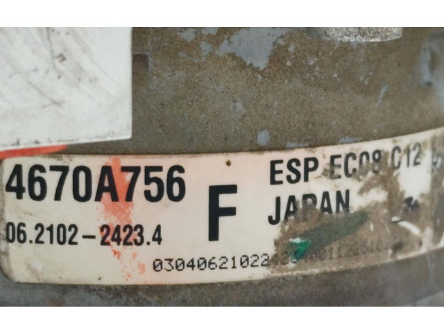 Блок АБС 4670A756 Mitsubishi Outlander 2001 - 2007 года