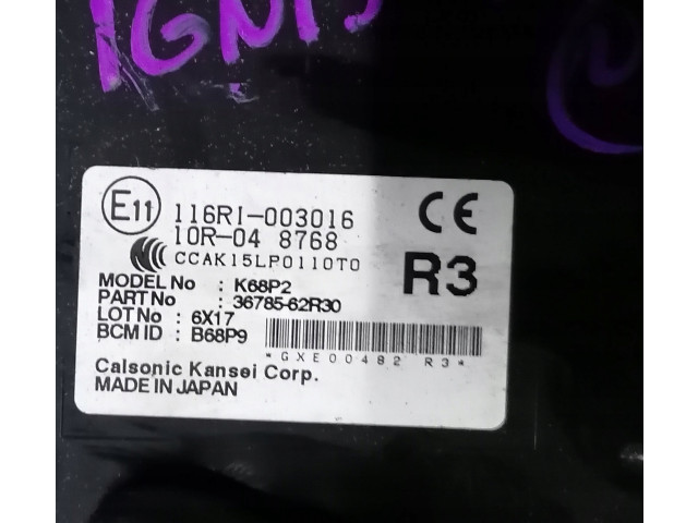 Блок управления двигателя 3678562R30   Suzuki Ignis