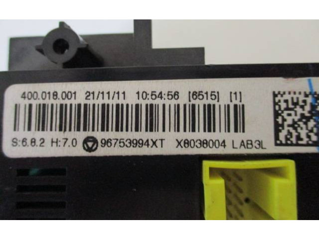 Блок управления климат-контролем 96753994XT, X8038004 Citroen C3