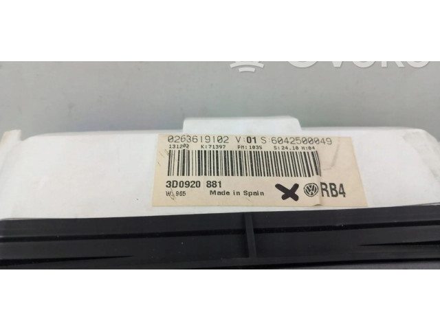 Панель приборов Volkswagen Phaeton