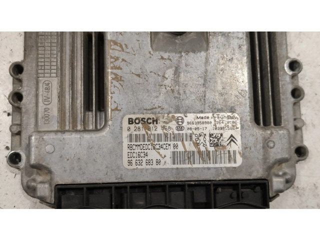 Комплект блоков управления 9663268380, 9657999780 Citroen Xsara Picasso