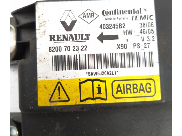 Блок подушек безопасности 403245B2, 8200702322 Dacia Logan I