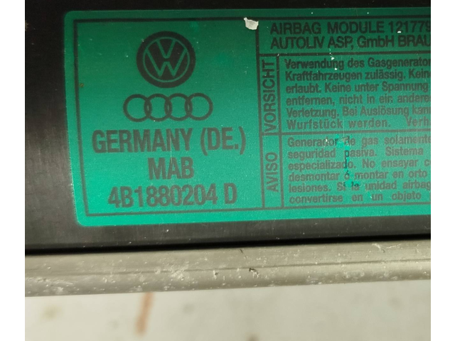 Подушка безопасности пассажира 4B1880204D   Audi A6 S6 C5 4B