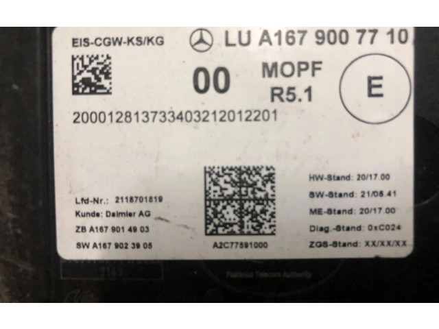 Блок управления A1679007710   Mercedes-Benz GLE W167
