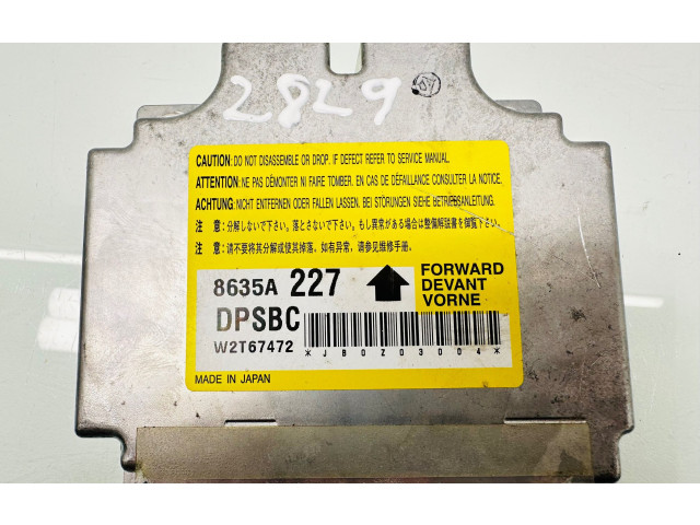 Блок подушек безопасности 8635A227, W2T67472   Mitsubishi i-MiEV