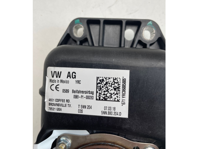 Подушка безопасности пассажира 0589P1000293, 78521USA Volkswagen Tiguan Allspace