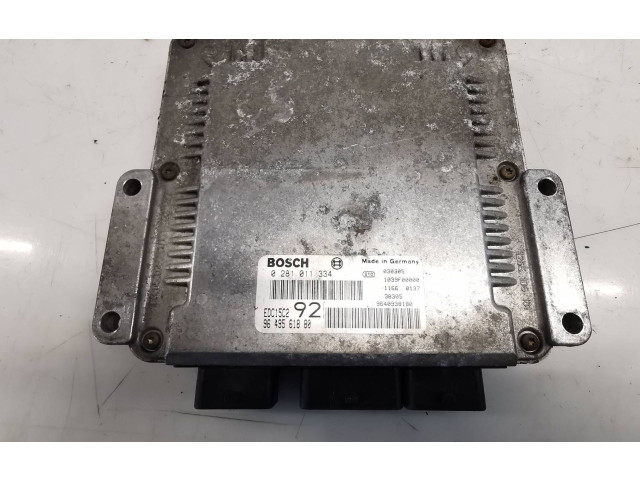 Блок управления двигателя 9649561880 Citroen C8