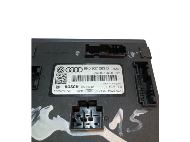 Блок комфорта 8K0907063D, 05026001 Audi Q5 SQ5