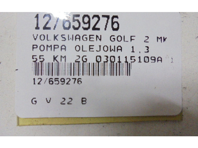 Масляный насос  2 030115109A, 030115109A  Volkswagen Golf II 