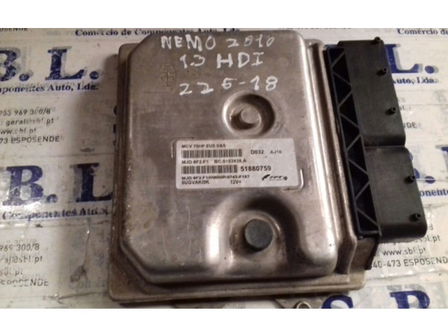 Блок управления двигателя MCV, 75HP   Citroen Nemo