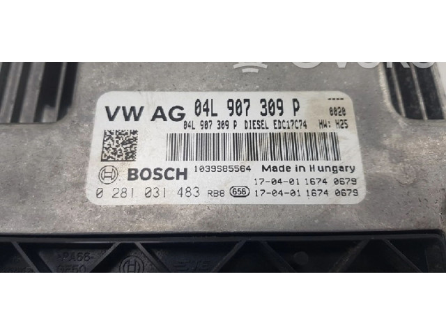 Řídící jednotka 04L907309P, 0281031483 Volkswagen Tiguan 2017
