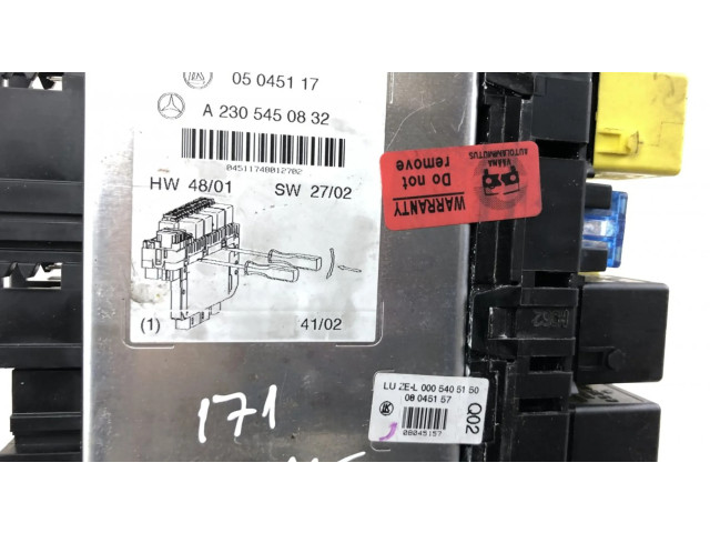 Pojistková skříňka 05045117, A2305454632 Mercedes-Benz SL R230 2002