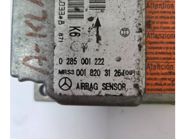 Блок подушек безопасности 0018203126, 0285001222   Mercedes-Benz A W168