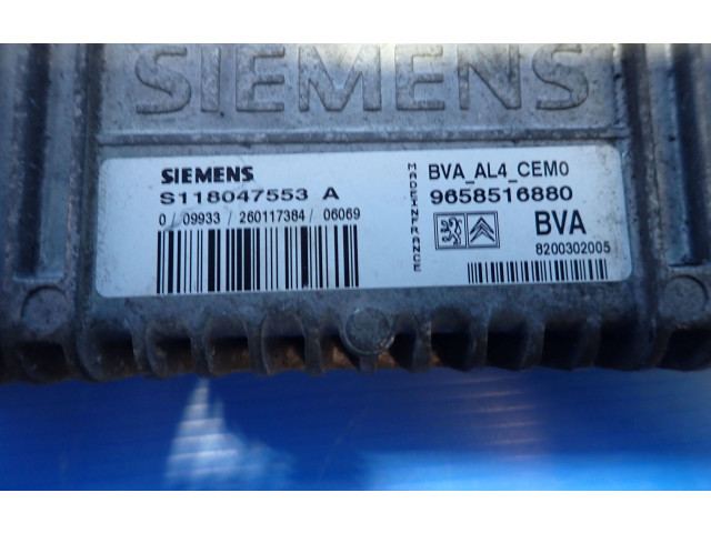 Блок управления коробкой передач 9658516880, S118047553A Citroen C4 I