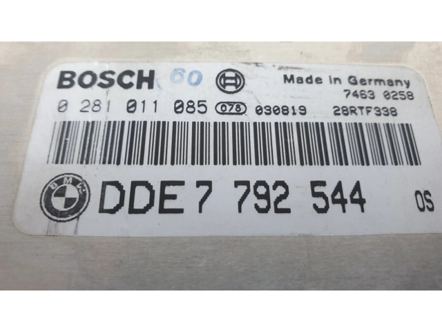 Řídící jednotka 0281011085, DDE7792544 Mini One - Cooper R50 - 53 2001