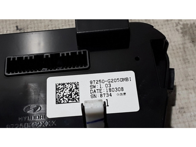 Модуль блока управления кондиционером 97250G2050   Hyundai Ioniq