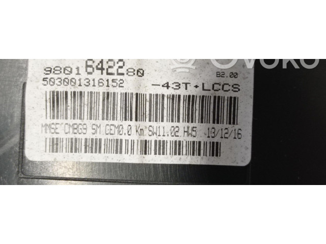 Přístrojová deska  Citroen Berlingo 2017 9801642280  