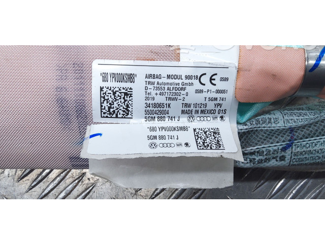 Боковая подушка безопасности 5GM880741J Volkswagen e-Golf