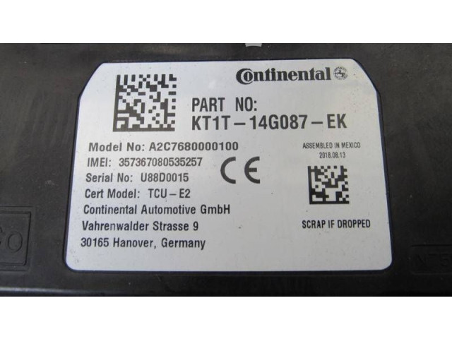 Блок управления двигателя KT1T14G087EK, A2C7680000100   Ford Ranger