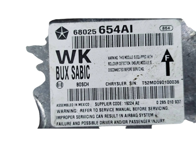 Блок подушек безопасности 68025654AI, 0285010937 Jeep Grand Cherokee