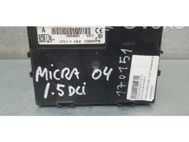 Řídící jednotka 284B2AX620   Nissan Micra 
